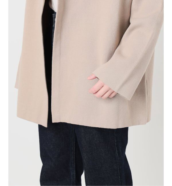 SLOBE IENA「《WEB限定》ニットフーディーカーディガン」|カーディガン|