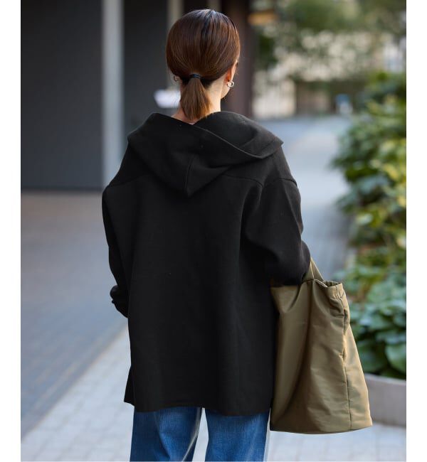 SLOBE IENA「《WEB限定》ニットフーディーカーディガン」|カーディガン|