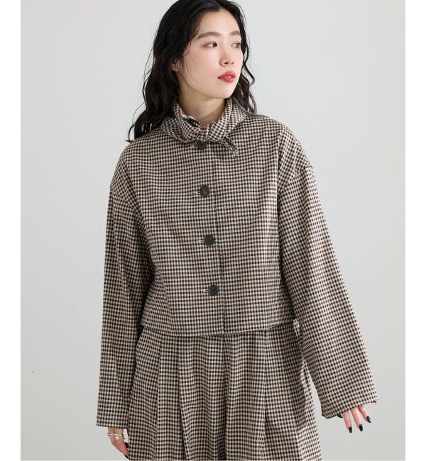 IENA「THE M ステンカラージャケット」|その他|ベージュ A