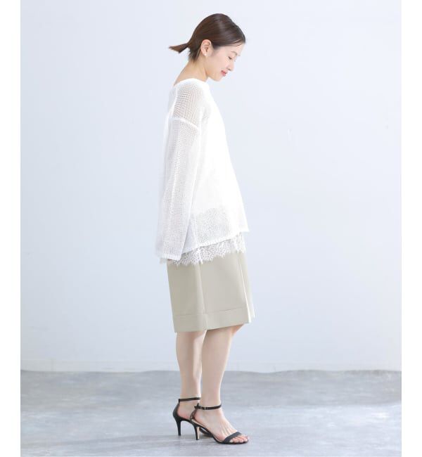 IENA「リバーレースサテンキャミソール」|キャミソール|