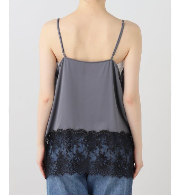 IENA「リバーレースサテンキャミソール」|キャミソール|