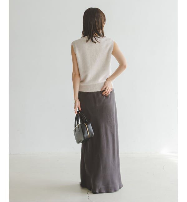 NOBLE「FOX/Caファーニットフロントボタンベスト」|ベスト・ジレ|