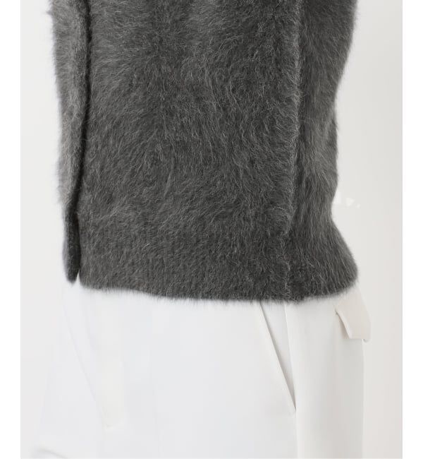 NOBLE「FOX/Caファーニットフロントボタンベスト」|ベスト・ジレ|