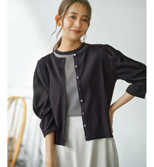 組曲「【WEB限定】セーターマシーン カーディガン」|カーディガン|ネイビー系