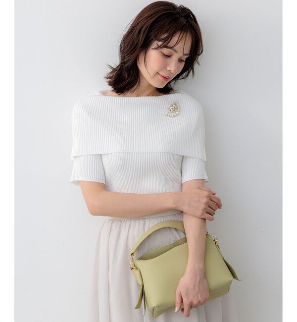 組曲「【好評につき追加予約・2SET】ツインスターパールブローチ」|ブローチ・コサージュ|