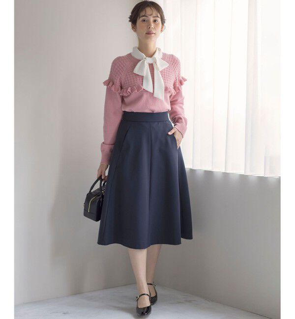 組曲「バスケット編みフリル ニット」|ニット・セーター|