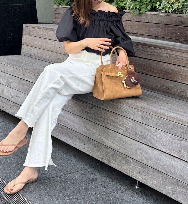 NOLLEY'S「【SINBONO/シンボノ】 スエードコンビトートバッグ」|トートバッグ|