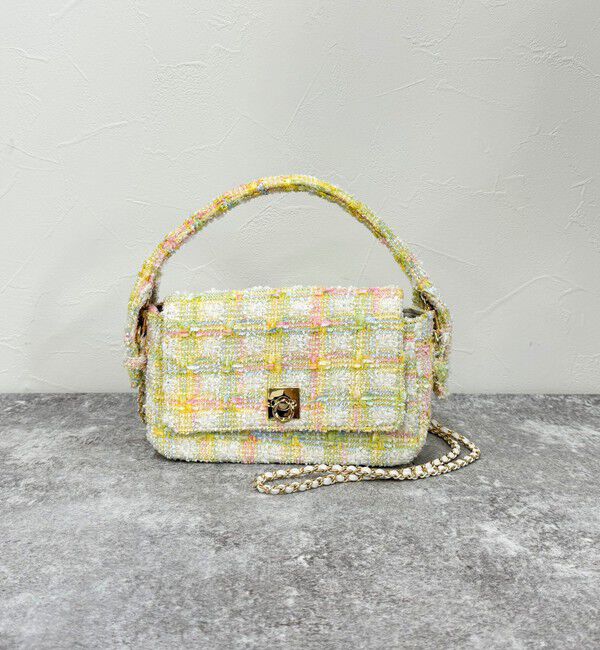 fredy emue「ツィードフラップバッグ」|ショルダー・メッセンジャー|