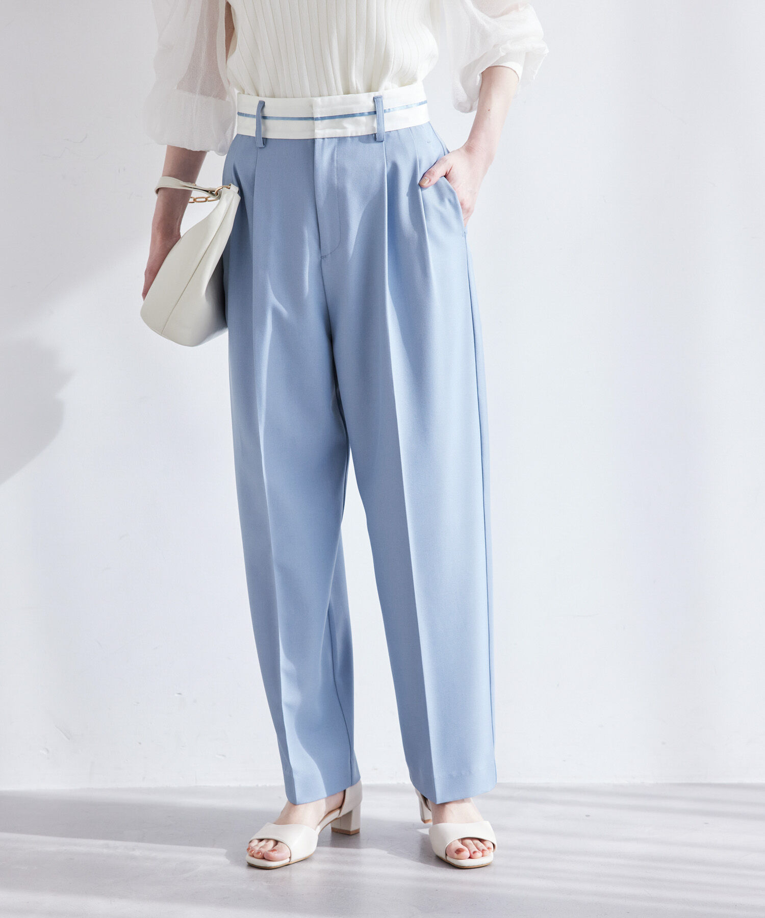 Rope&rsquo;Picnic「マーベルトパンツ」|その他|サックス(48)