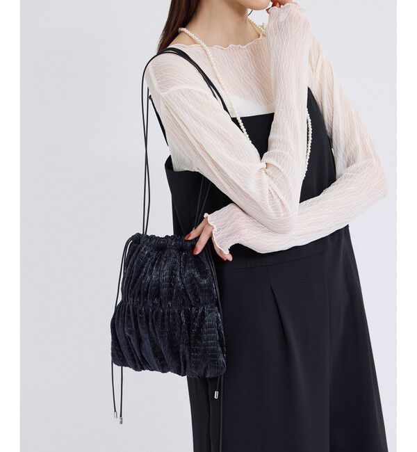 ROPE PICNIC PASSAGE「メタリックシャーリングミドルワンハンドルトート」|ショルダー・メッセンジャー|