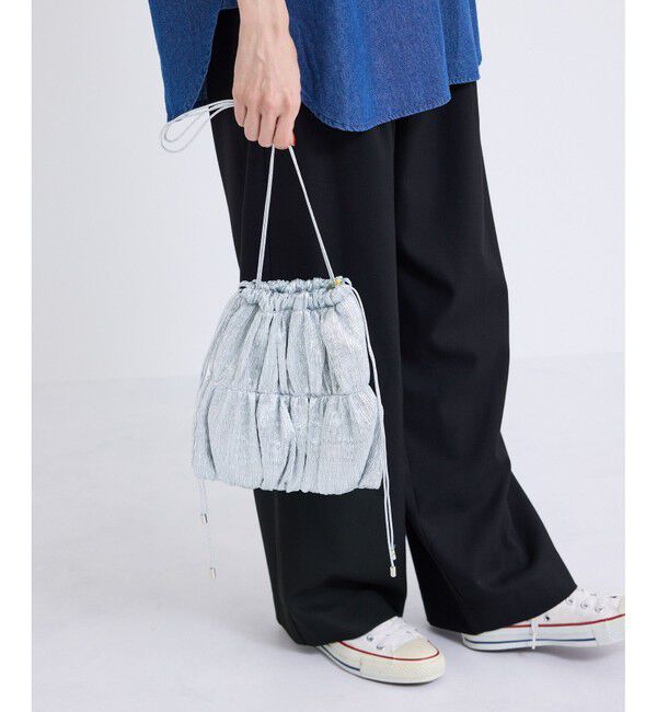 ROPE PICNIC PASSAGE「メタリックシャーリングミドルワンハンドルトート」|ショルダー・メッセンジャー|