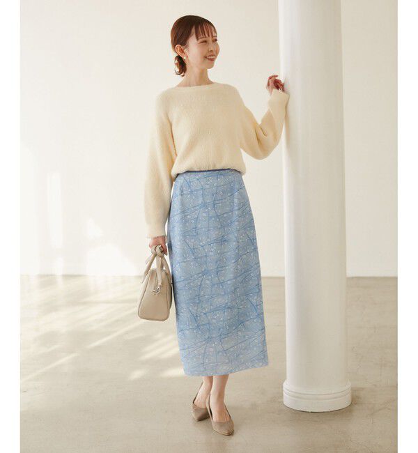 Rope&rsquo;Picnic「【YOKU MOKU/ヨックモック&times;ROPE' PICNIC】ナロースカート」|スカート|