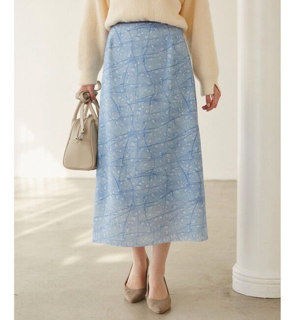 Rope&rsquo;Picnic「【YOKU MOKU/ヨックモック&times;ROPE' PICNIC】ナロースカート」|スカート|