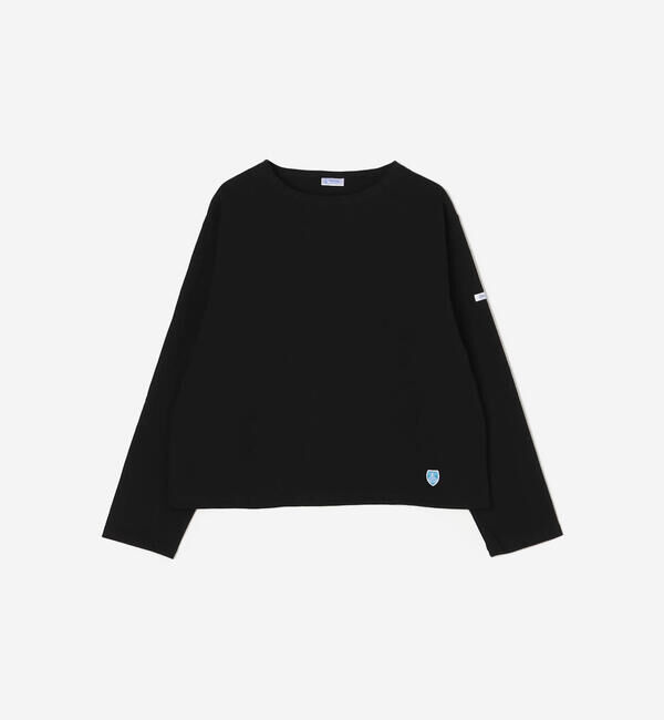 ORCIVAL「ORCIVAL | コットンロード クルーネックTシャツ WOMEN」|Tシャツ・カットソー|BLACK