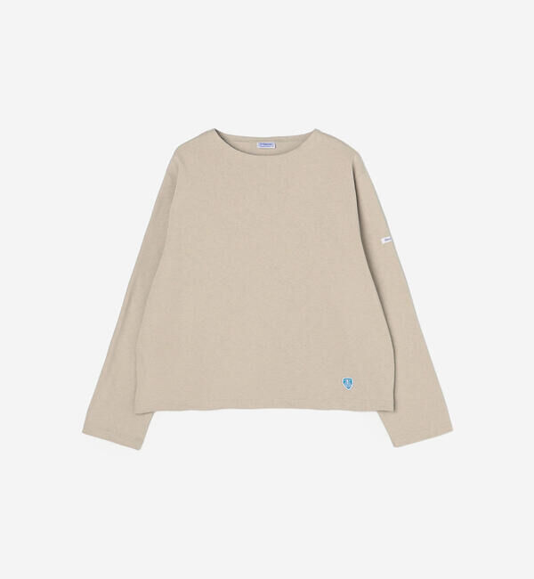 ORCIVAL「ORCIVAL | コットンロード クルーネックTシャツ WOMEN」|Tシャツ・カットソー|GREIGE