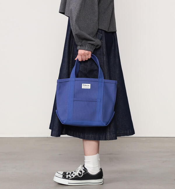  「ORCIVAL | キャンバストートバッグ 小」|トートバッグ|BLUE