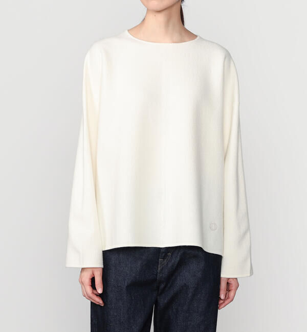 ORCIVAL「ORCIVAL | ウールジャージー ボートネックプルオーバー WOMEN」|その他|OFFWHITE