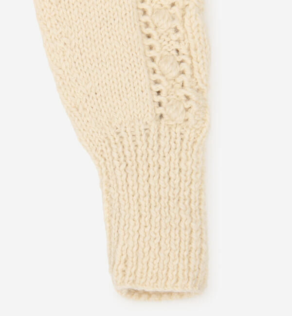  「crinkle crinkle crinkle | ポップコーン ハンドニットカーディガン WOMEN」|ニット・セーター|