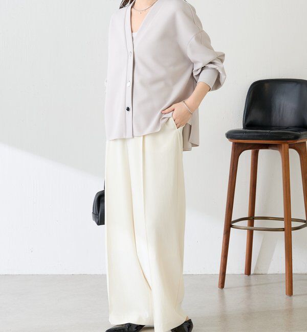  「ジャージワイドパンツ」|チノ|