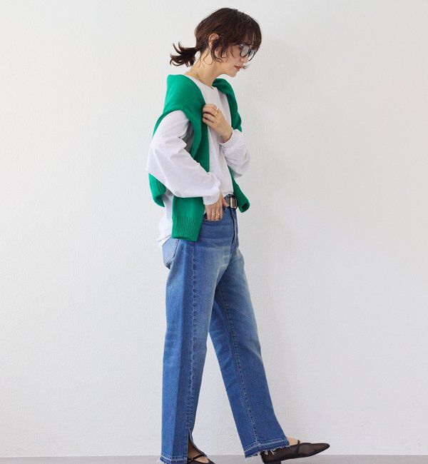  「【A・MONN(アモン)】Vネックニットプルオーバー」|ニット・セーター|