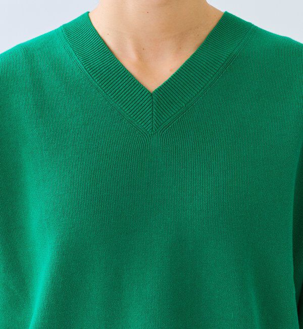  「【A・MONN(アモン)】Vネックニットプルオーバー」|ニット・セーター|