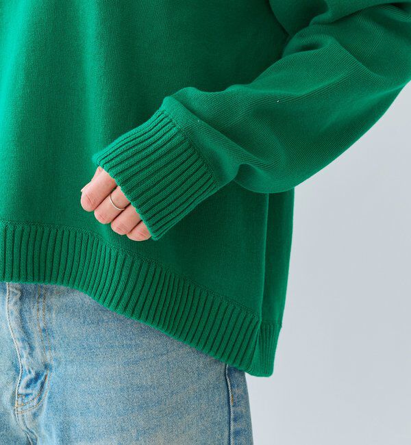  「【A・MONN(アモン)】Vネックニットプルオーバー」|ニット・セーター|