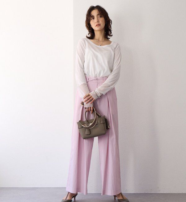  「【実用性抜群】ひねり金具ミニトートバッグ」|クラッチバッグ|