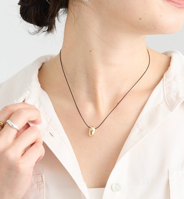  「予約【洗練された印象に】スマートボールコードネックレス」|ネックレス|