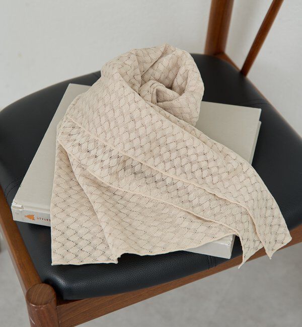  「クロシェスカーフ」|その他|ベージュ