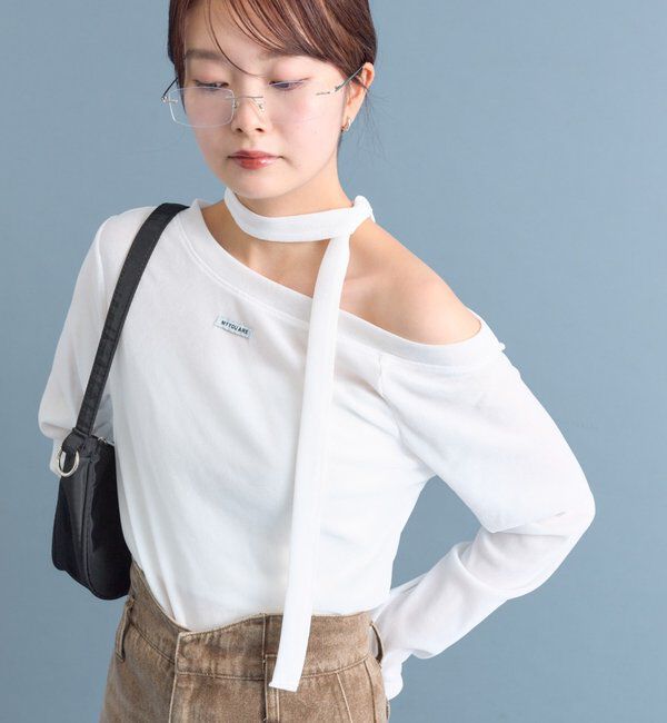  「ワンショルプルオーバー」|Tシャツ・カットソー|オフホワイト