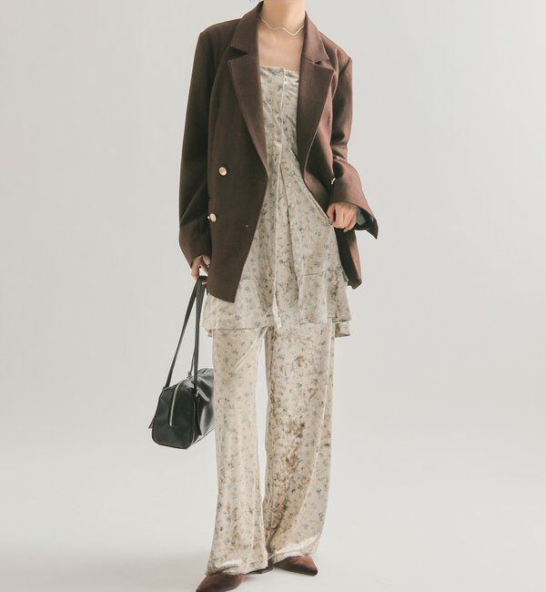  「フラワーベロア セットアップ」|チノ|