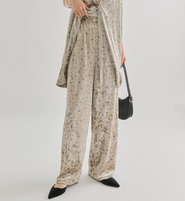  「フラワーベロア セットアップ」|チノ|