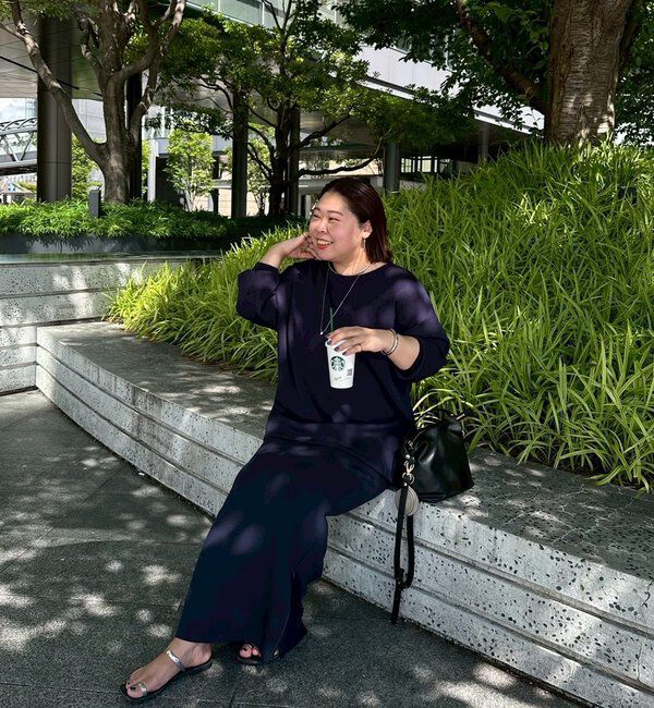  「【Lサイズも登場！】ポンチZIPタイトスカート」|スカート|