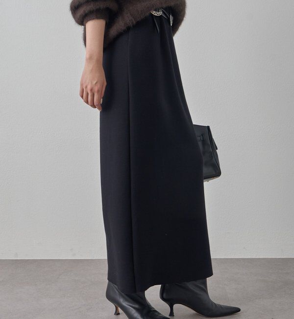  「【Lサイズも登場！】ポンチZIPタイトスカート」|スカート|