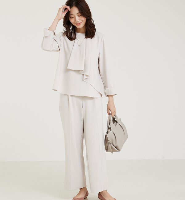 abahouse mavie「【エニデイカセット】タックストレートパンツ」|その他|