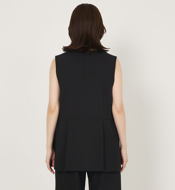 abahouse mavie「【エニデイカセット】タック切り替えジレ/セミオケ/きれいめ/レイヤード/ベスト/」|ベスト・ジレ|