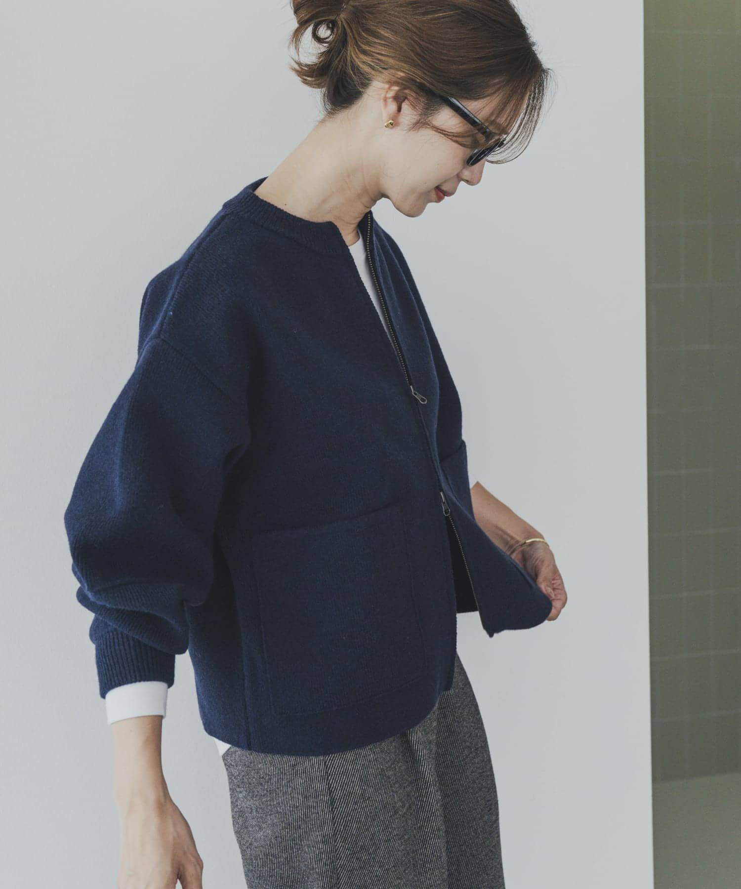 ニットZIPブルゾン（URBAN RESEARCH DOORS）｜ルミネのファッション