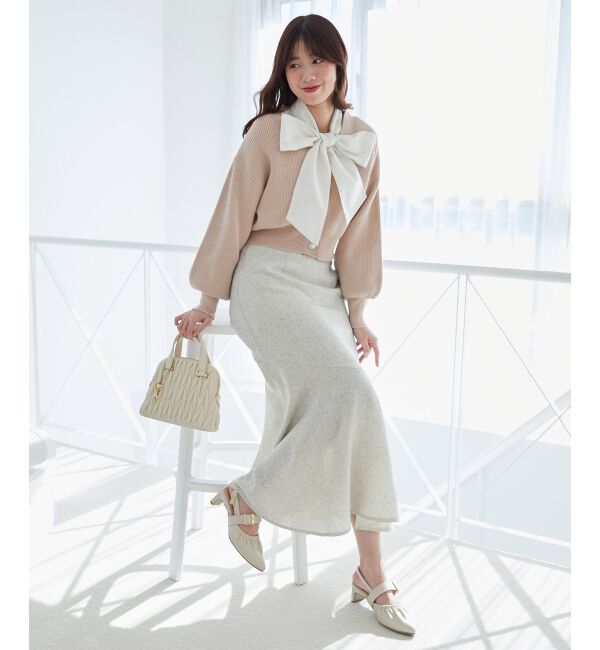 MAJESTICLEGON「バリエボウタイブラウス」|シャツ・ブラウス|