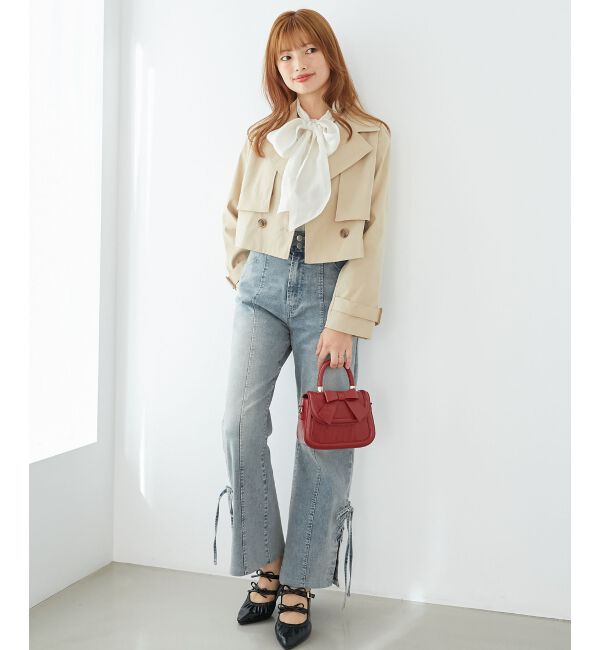 MAJESTICLEGON「バリエボウタイブラウス」|シャツ・ブラウス|