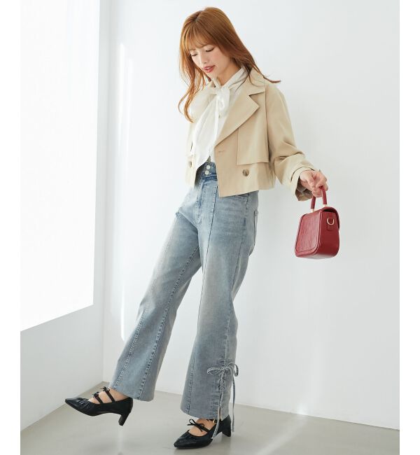 MAJESTICLEGON「バリエボウタイブラウス」|シャツ・ブラウス|