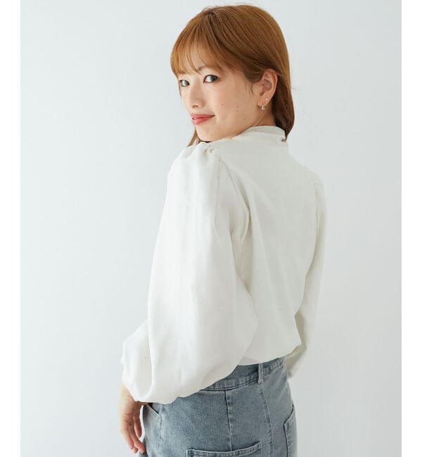 MAJESTICLEGON「バリエボウタイブラウス」|シャツ・ブラウス|