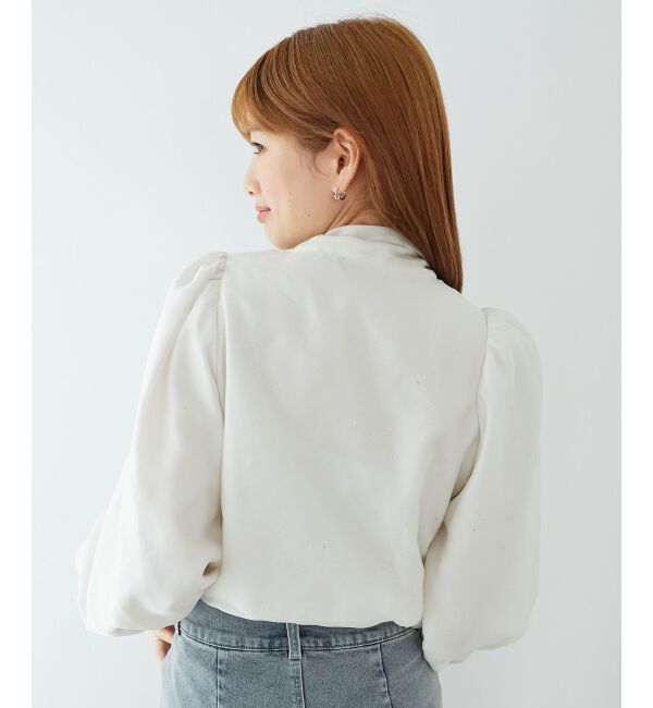 MAJESTICLEGON「バリエボウタイブラウス」|シャツ・ブラウス|