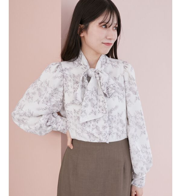 MAJESTICLEGON「バリエボウタイブラウス」|シャツ・ブラウス|