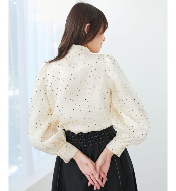 MAJESTICLEGON「バリエボウタイブラウス」|シャツ・ブラウス|