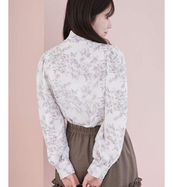 MAJESTICLEGON「バリエボウタイブラウス」|シャツ・ブラウス|