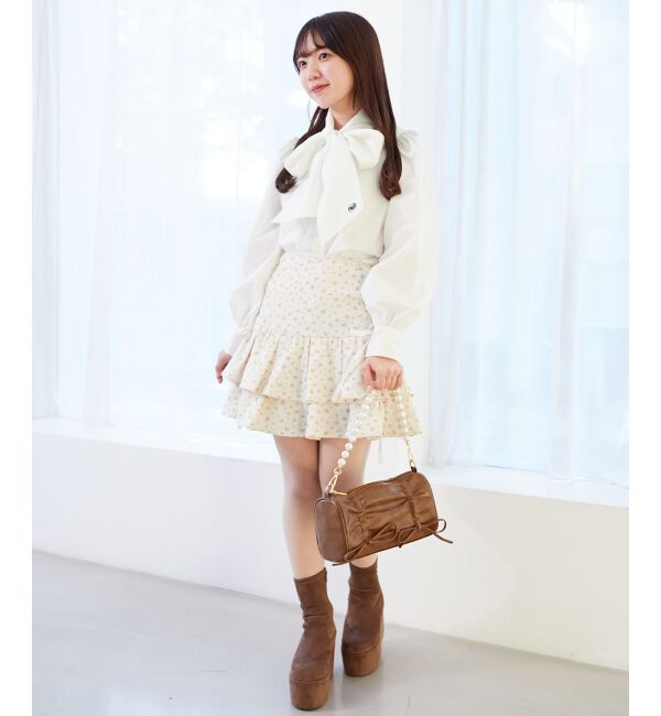 MAJESTICLEGON「バリエボウタイブラウス」|シャツ・ブラウス|