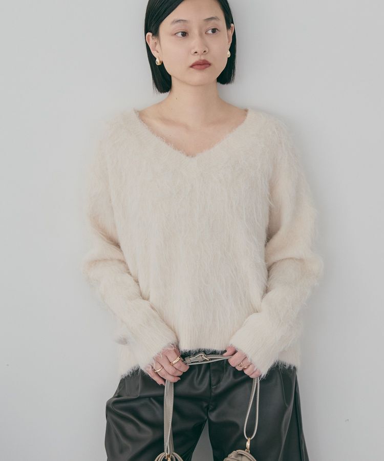 AMERICAN HOLIC「起毛シャギールーズニットプルオーバー」|ニット・セーター|