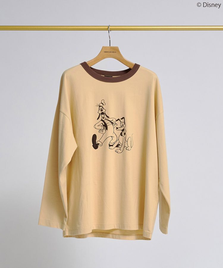 AMERICAN HOLIC「【Mickey&Friends】フロッキーリンガーT」|Tシャツ・カットソー|