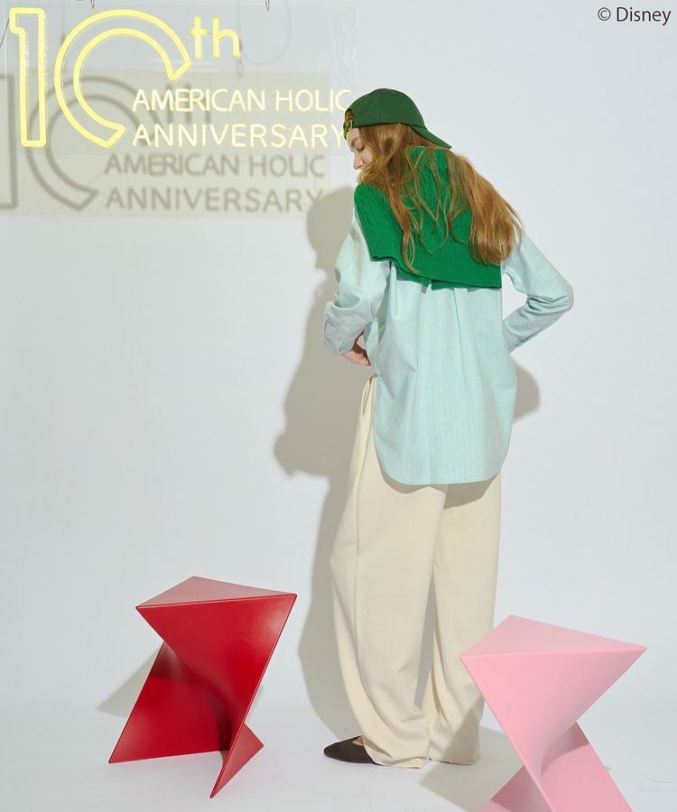 AMERICAN HOLIC「【Mickey&Friends】イニシャル刺繍CAP」|その他|