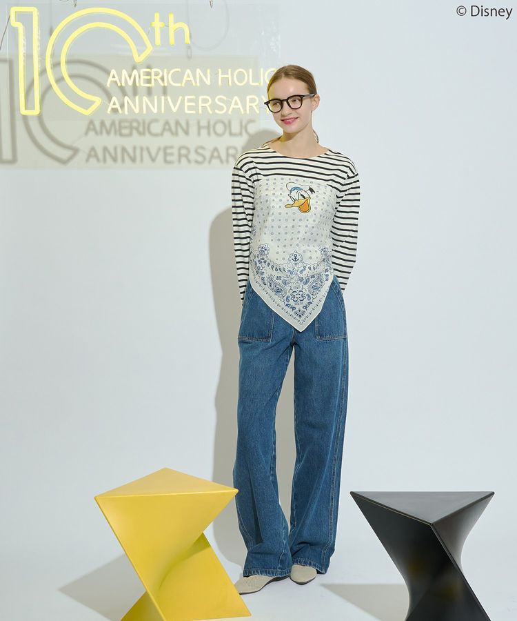 AMERICAN HOLIC「【Mickey&Friends】アソート柄スカーフ」|バンダナ・スカーフ|